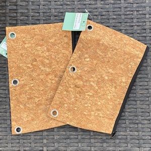 Cork Binder Pouches